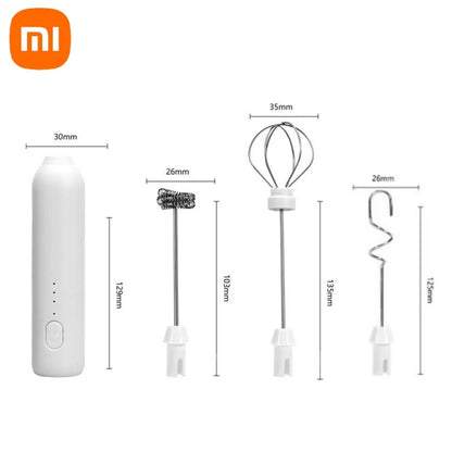 Xiaomi Electric Wireless Milk Frothers Blender Handheld Mini USB Rechargable 3 Speeds Coffee Mixer  For Coffee Cappuccino Cream