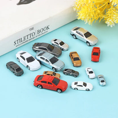 1:100-200 Dollhouse Miniature Car Truck Container Model Car Toy Doll Decor Toy