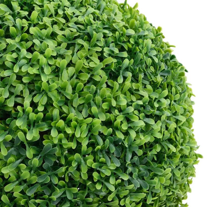 50cm Artificial Ball Shaped Boxwood Plant in Pot - Lifelike Greenery for Home Decor