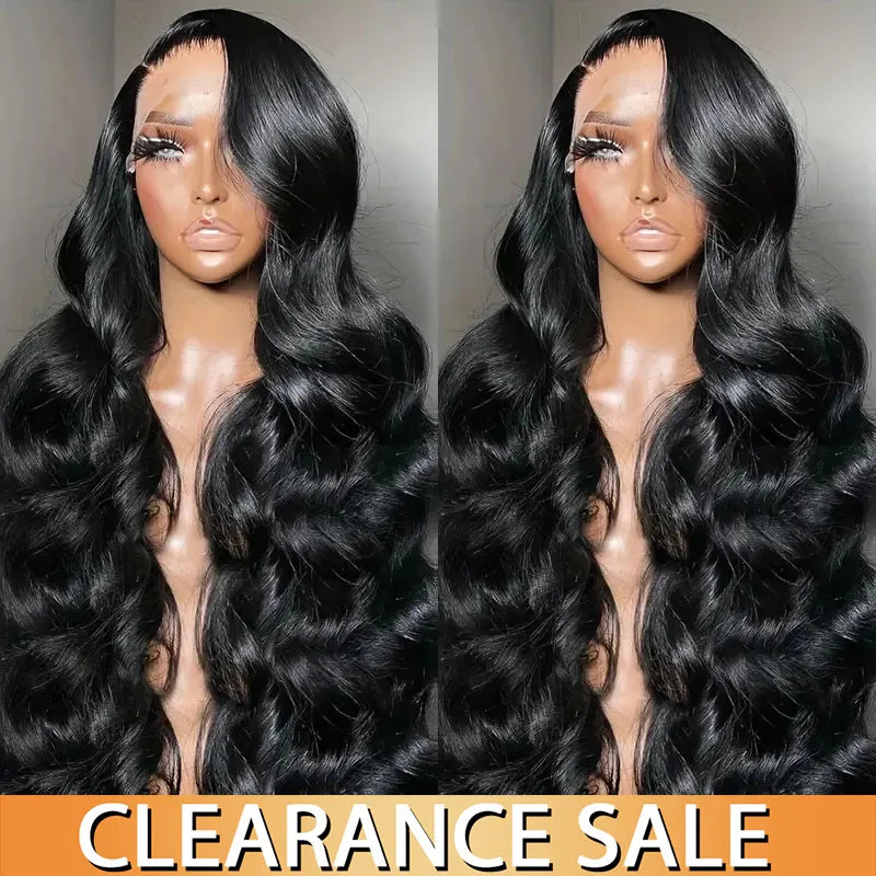 13x4 Body Wave HD Transparent Lace Front 100% Human Hair Wig 30 38 Inch 13x6 Frontal Wig Brazilian PrePlucked Remy Fast shipping