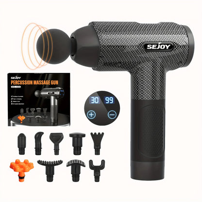 Sejoy 10 Speed Massage Gun Relaxation Deep Tissue Percussion Muscle Relax Massager