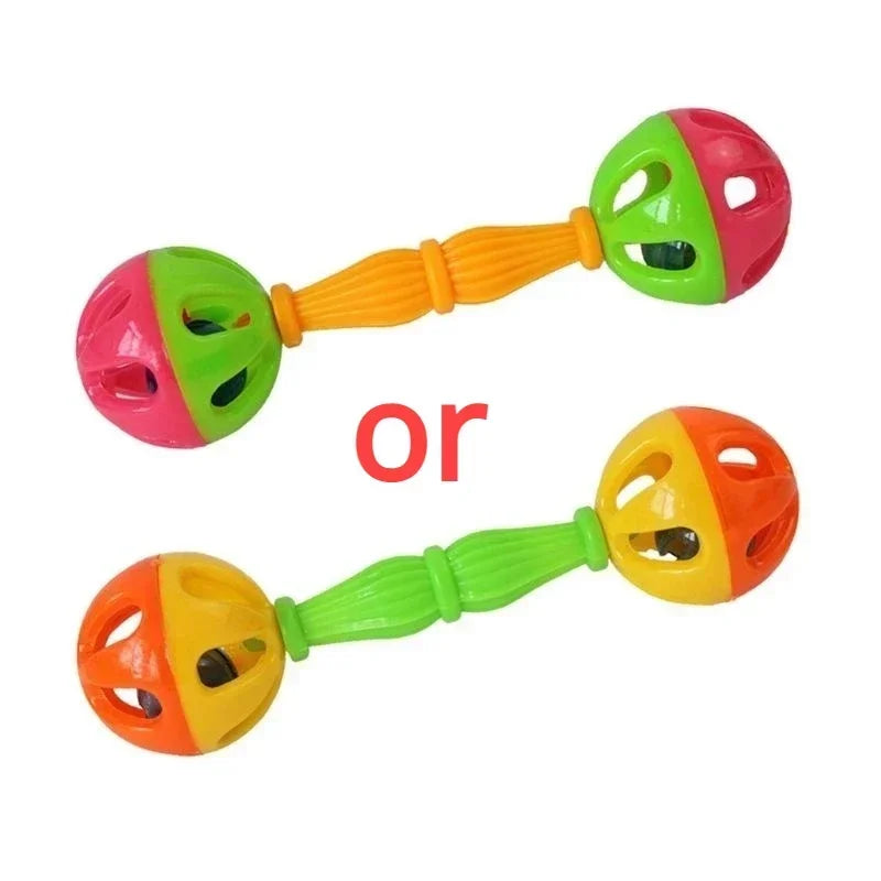 1PC Parrot Toy Creative Rattle Bite Resistant Bird Toys Double-head Bell Ball Toy Large Parrot Training Tool Jaulas Para Pájaros