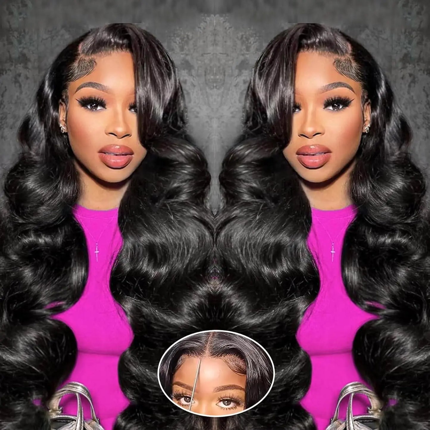 13x6 13x4 360 Full Transparent Lace Front Human Hair Wig 200% Body Wave Lace Frontal Wig Preplucked Lace Front Wigs For Women