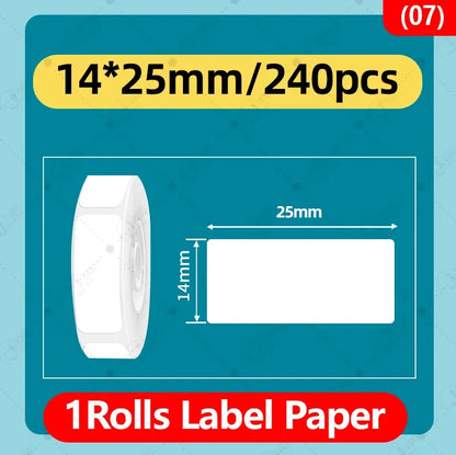 NIIMBOT D11/D110/D101/H1 Mini self-adhesive thermal label paper,   price tag, stickers, item cla Label Sticker