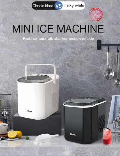 15KG Ice Machine Portable Electric Ice Maker Machine Mini Countertop Ice Cube Maker Appliance Home Commercial Ball Maker