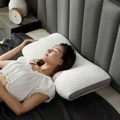 2024 NEWHoneycomb massage pillow pillow to protect cervical vertebra to help sleep home pillow core antibacterial and anti-mite