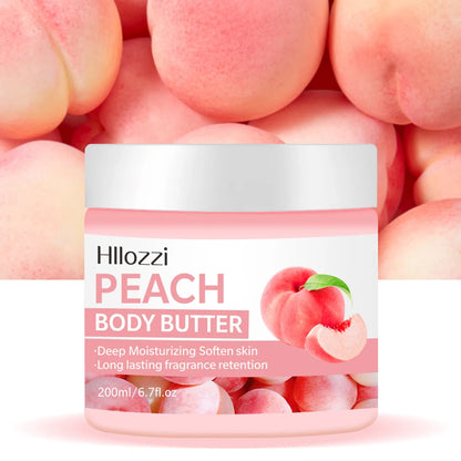 200ml Mango Body Butter Hydrating and Moisturizing Peach Fresh Light Fragrance Coconut Refreshing and Non-greasy