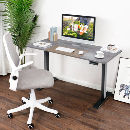 GOFLAME Electric Height Adjustable Standing Desk, Sit Stand Desk With Frame