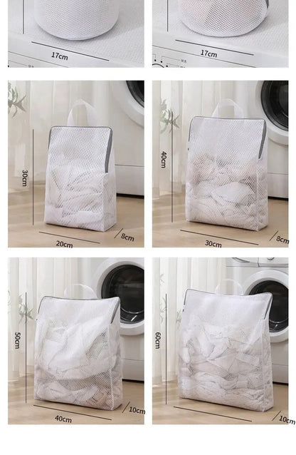 1PC 3D Laundry Bag WithDrawable Mesh Bag Washing Machine Filter Mesh Bag Anti Deformation Laundry Bag