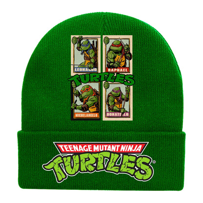 New Fashion Teenage Mutant Ninja Turtles Children's Cap Knitted Caps for Boy Trendy Baby Hat Beanie Anime Print Winter Hats Gift