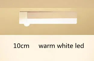 Smart led body sensor light wireless magnetic night light long rechargeable self adhesive closet cabinet light bar Motion sensor