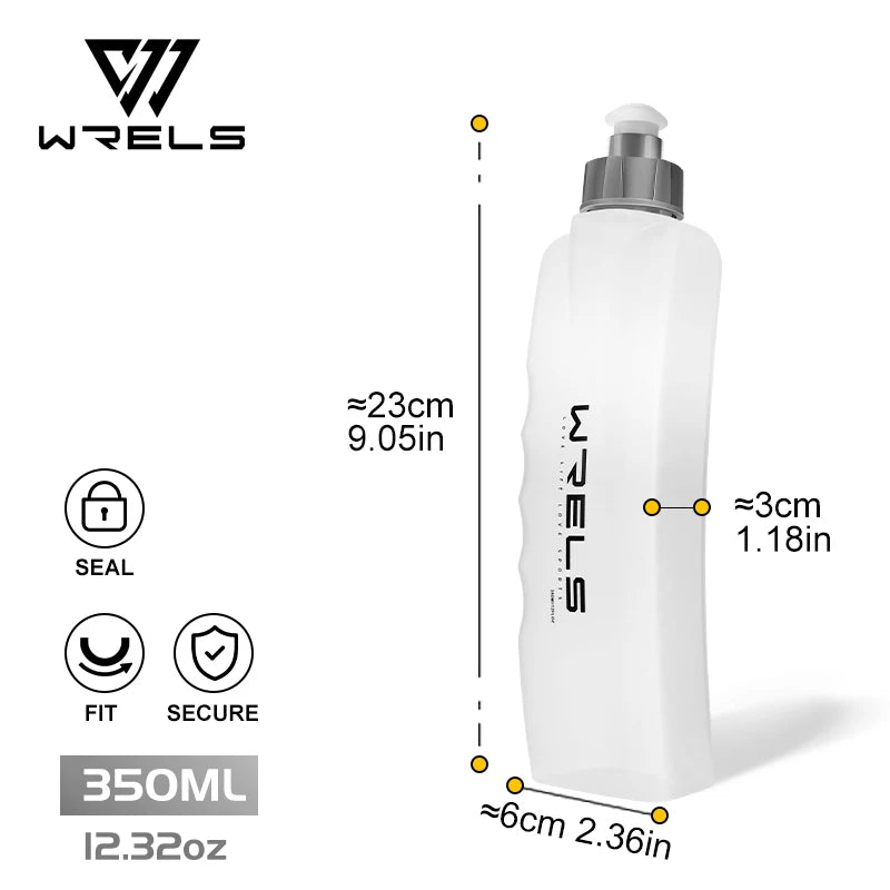 WRELS Sport Water Bottle Material Sports Fitness Running Riding Camping Hiking Portable Kettle Lightweight Water Bottle