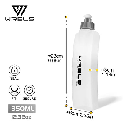 WRELS Sport Water Bottle Material Sports Fitness Running Riding Camping Hiking Portable Kettle Lightweight Water Bottle