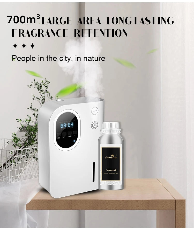 300m³ Large Coverange Diffuser Aromatherapy Machine Smell Distributor Fragrance Diffuser Home Office Room Hotel Aroma Diffuser