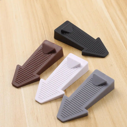 1pcs Arrow Shaped Non Slip Rubber Door Stopper For Bedroom Study Silent Door Anti Impact Door Stopper