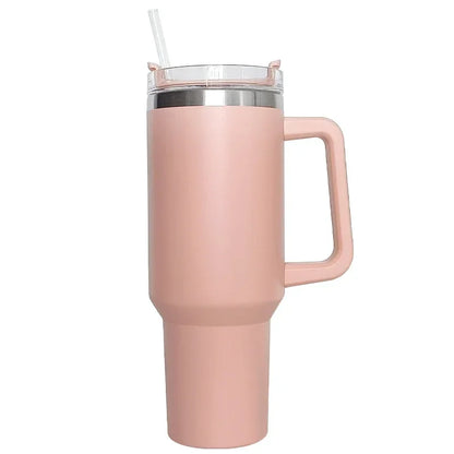 40oz Mug Outdoors With Handle Insulated Tumbler With Lids Straw Stainless Steel Coffee Tumbler Termos Cup for Travel Thermal Mug