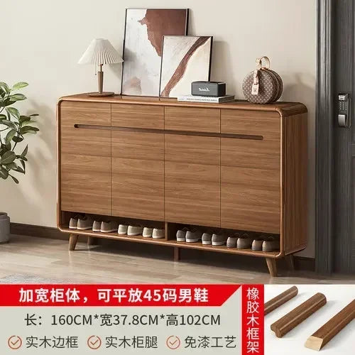 Nordic Retro Luxury Corridor Shoe Cabinet