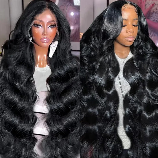 180Density 30 32Inch Body Wave 13x4 Lace Front Wig Human Hair 13x6 Transparent Lace Frontal Wigs Human Hair PrePlucked For Women