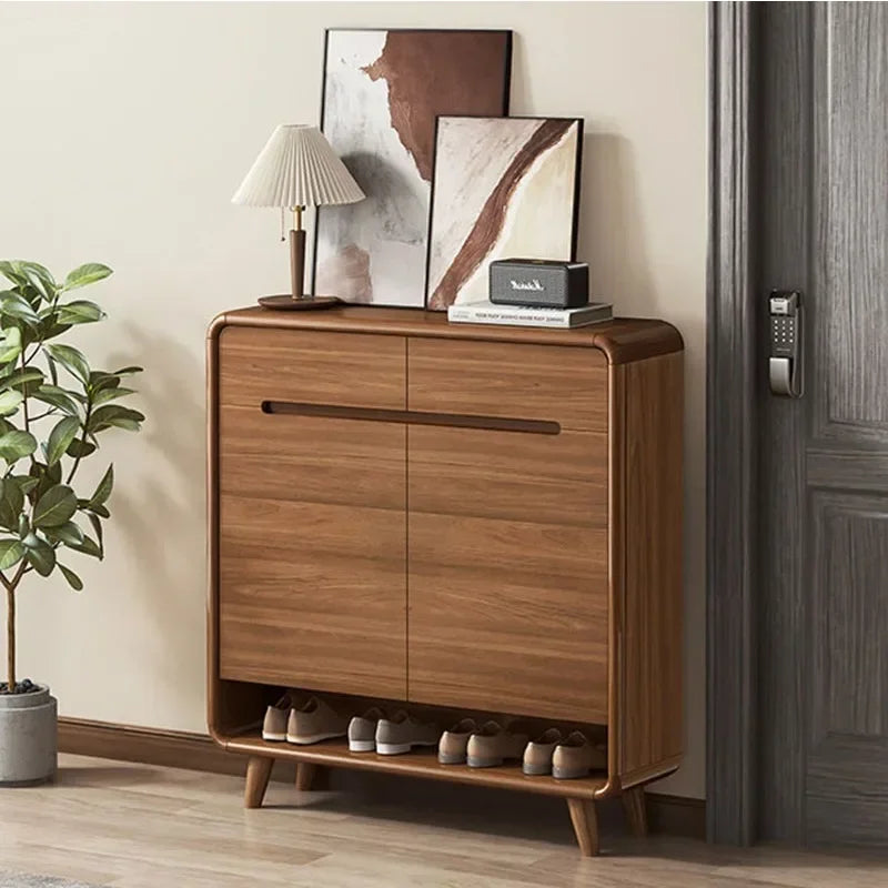 Nordic retro luxury corridor shoe cabinet