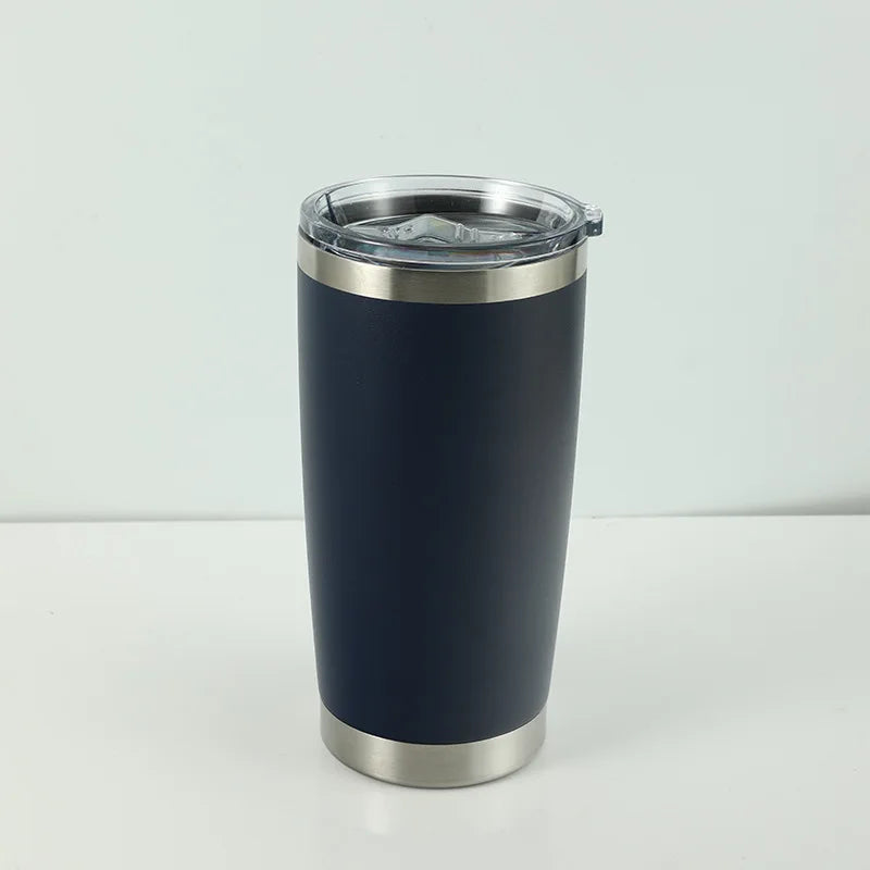 20oz Coffee Mug Thermal Cup Tumbler with Lid 304 Beer Stainless Steel Vacuum Insulated Double Wall xicaras caneca copo termico