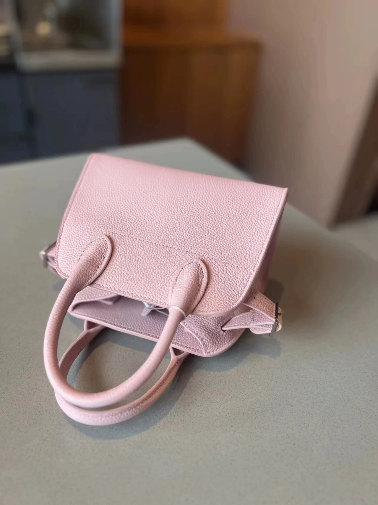 2025 New Women's Bag Top Layer Cowhide Crossbody Shoulder Bag Design Litchi Pattern Mini Genuine Leather Bag for Women