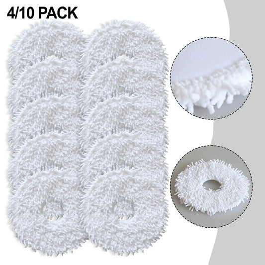 4/10pcs Vacuum Cleaner Soft Microfiber Mop Cloth Kit For Eureka J12 For Ultra Robot Vacuum Cleaner Accessories