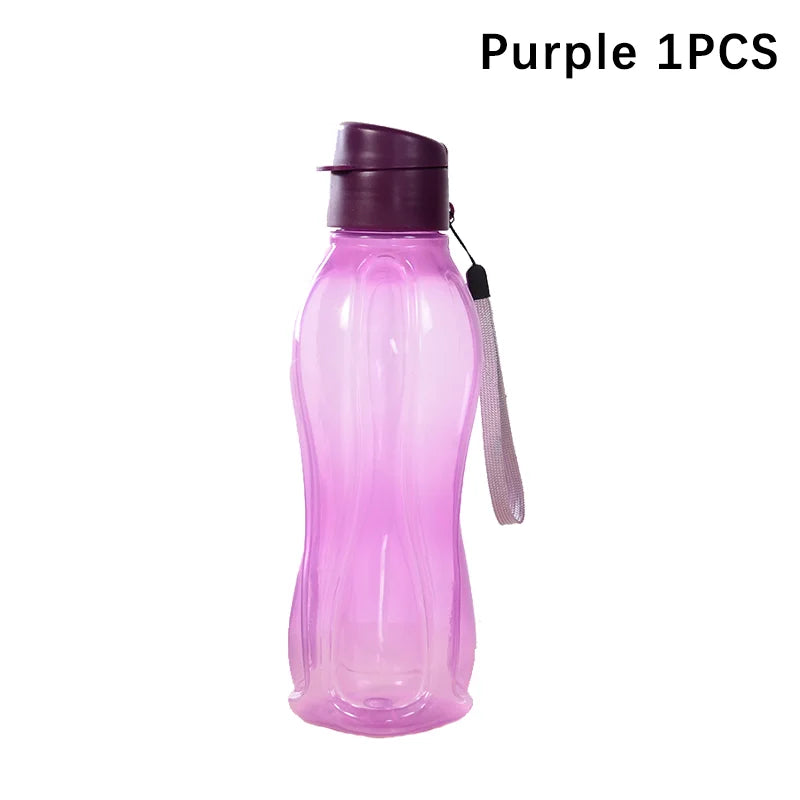 800ML Bottle Plastic Water Bottle Portable Outdoor Sports Water Cup Large Capacity Solid Color Space Cup Plastic Drinkware