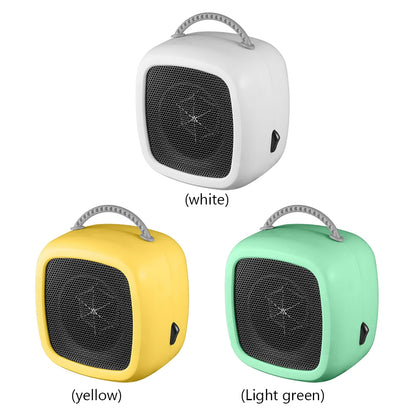 500W PTC Desktop Electric Heater Mini Portable Fan Heater Ceramic Heating Warm Air Blower Home Office Warmer Machine