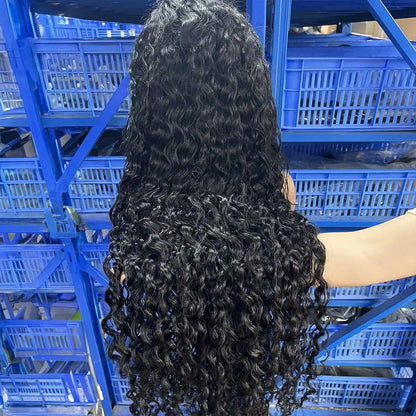 30 40 Inch Loose Deep Wave 13x6 Hd Lace Frontal Wig 360 Full Lace Curly Human Hair Wigs for Women 13x4 Water Wave Lace Front Wig