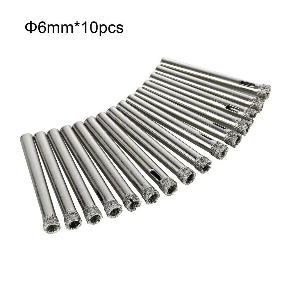 30pcs Diamond Hole Saw Drill Bit Set 6-50mm Cutter Glass Ceramic Tile Porcelain