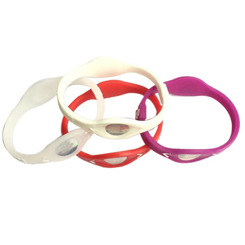 1pc Power Balance Energy Health Bracelet For Sport Wristbands Ion Silicone Band Gift