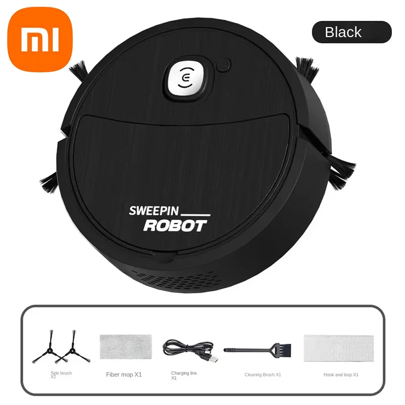 Xiaomi 5-In-1 Automatic Portable Mini Home Floor Robotic Vacuum Cleaner USB Rechargeable Wet Dry Sweeping Machine For Home 2024