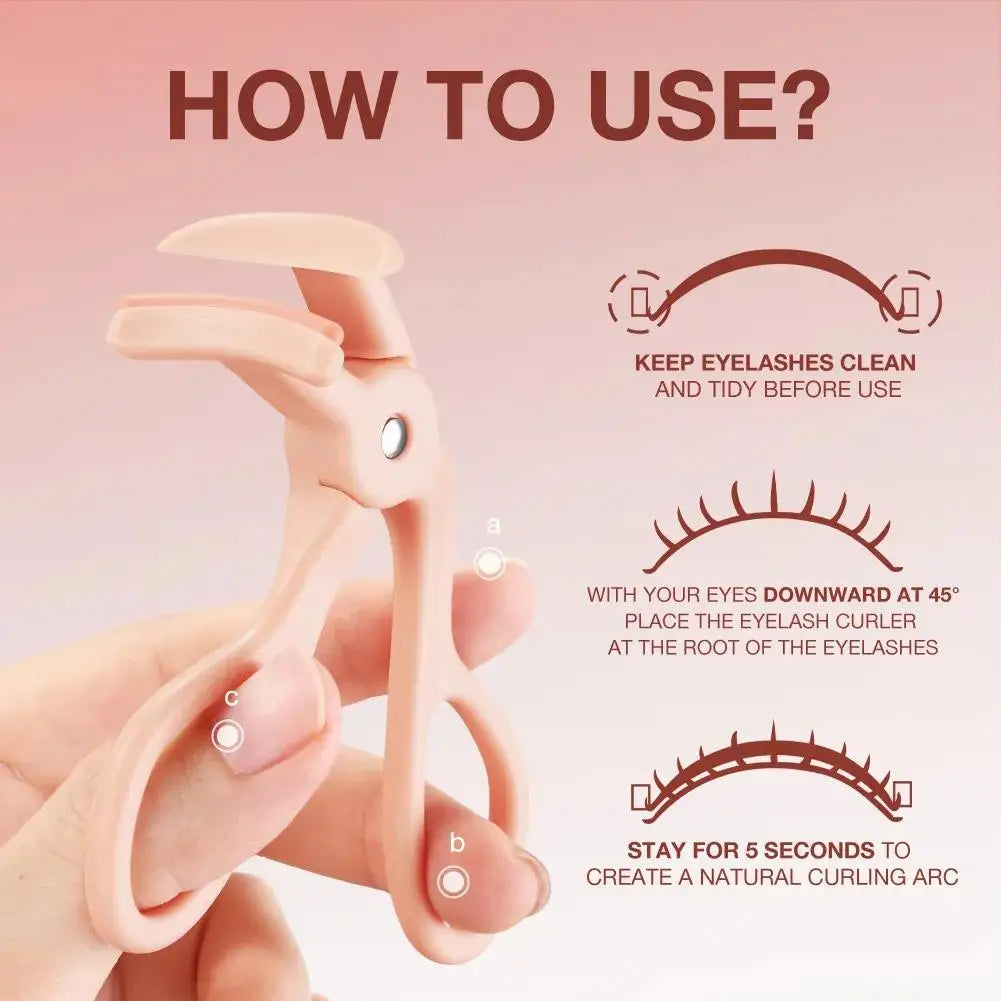 Naturally Curled Electric Eyelash Curler Intelligent Temperature Control Styling Make Up Eyelashes Curl Lasting Lash Curler Tool