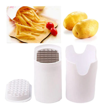 Potato Chopper Chipper Vegetable Cutter French Fries Maker Slicer Kitchen Tool