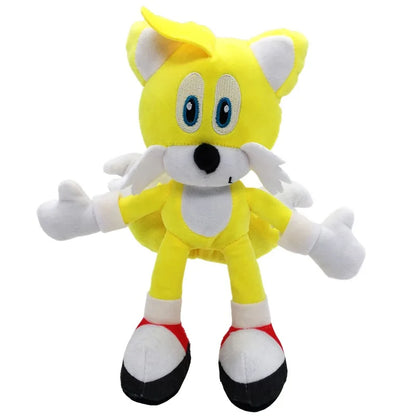 【New Arrival】28cm Sonic Super Sonik Plush Toy  Hedgehog Doll for Kids | Safe Materials |  Ideal Birthday Gift for Children