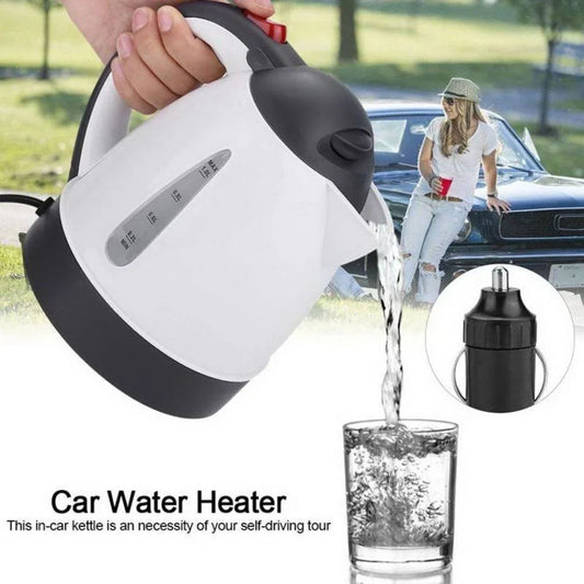 1000 ML Car Hot Kettle Car Truck Water Heater 250 W 12/24 V Tea Coffee Kettle Fast Boiling for Coffee Tea Drinks for Travel Home