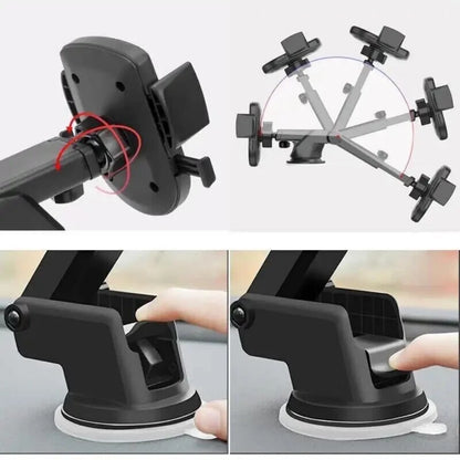 360 In Car Mobile Phone Holder Dashboard Suction Home Universal Mount Windscreen