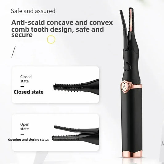 Electric Eyelash Curler Electric Heating Long-lasting Shaping Intelligent Temperature Control Portable and Not Harmful Makeup