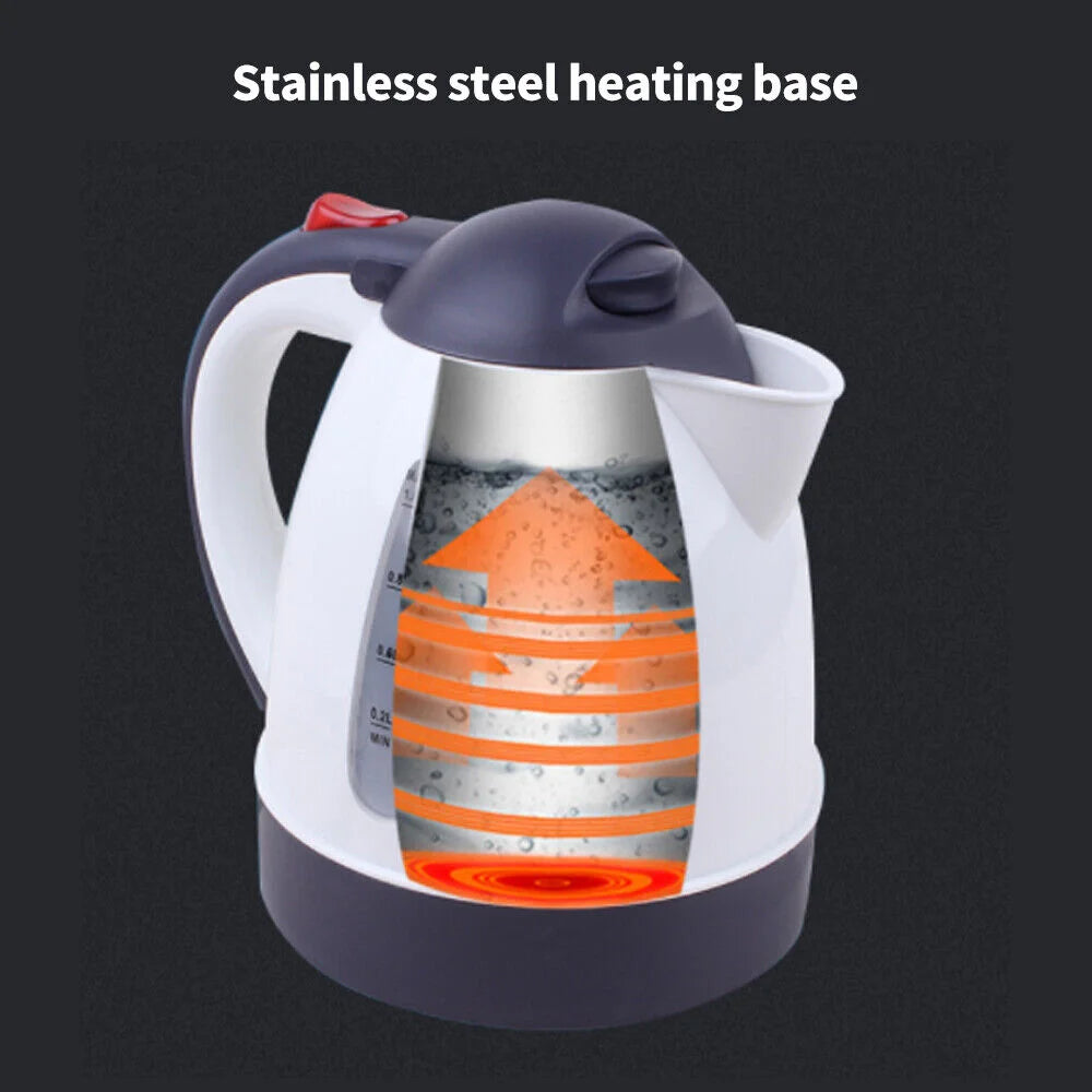 1000 ML Car Hot Kettle Car Truck Water Heater 250 W 12/24 V Tea Coffee Kettle Fast Boiling for Coffee Tea Drinks for Travel Home