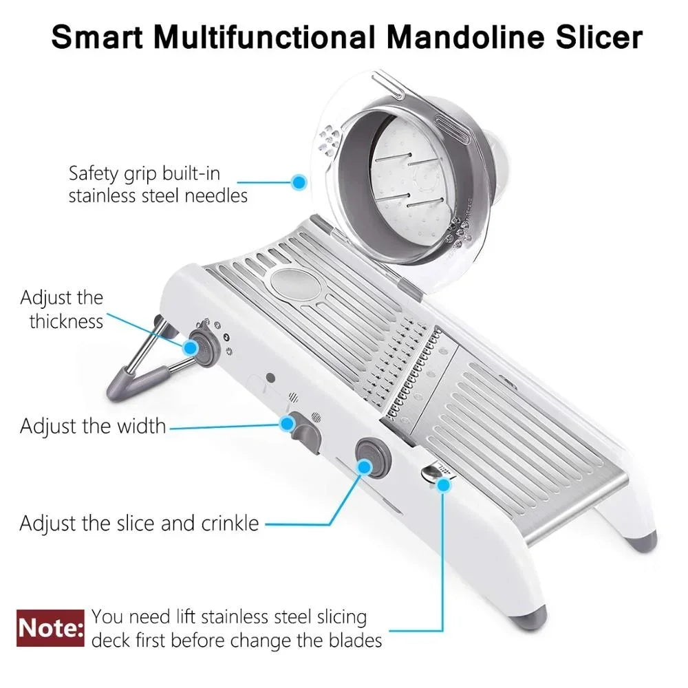 Professional Mandoline Vegetable Slicer 304 Stainless Steel Vegetable Cutter Onion Potato Cabbage Shredder Kitchen Accessories