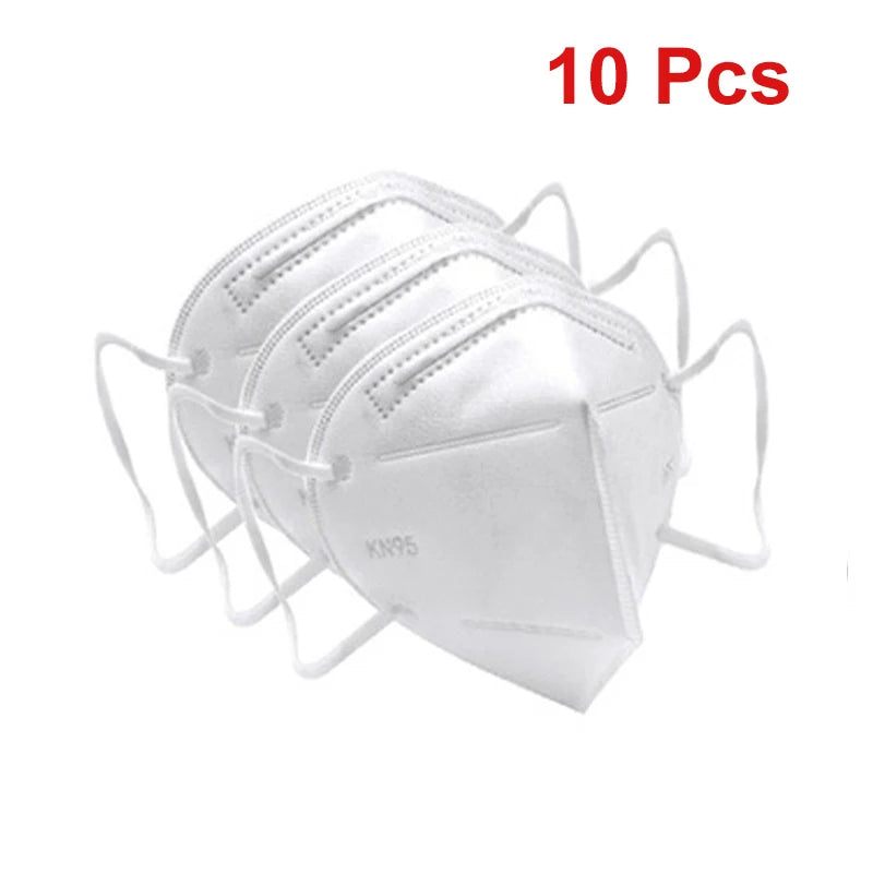 10 Pcs Mascarilla fpp2 homologada Face masks ffp2 mask Reusable ce certified KN95 Mascarillas Mouth Mask Protective Black Mask