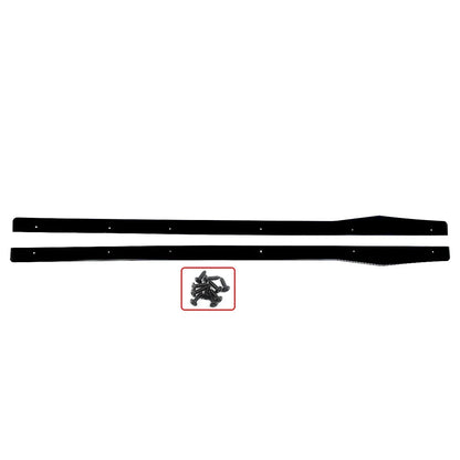 FOR MERCEDES C CLASS W205 C205 A205 AMG STYLE SIDE SKIRTS EXTENSION BLADES 2014-2021