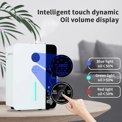 NAMSTE 3000m³ High Power HVAC Air Freshener 800ML WIFI Electric Aromatic Oasis Metal Body Smart Timer Professional Scent Diffuse