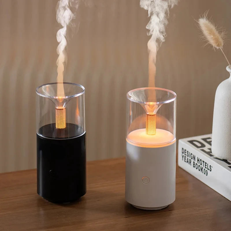 USB Aromatherapy Diffuser with Warm Light  Car  Room Fragrance Air Humidifier  Essential Oil Diffuser Diffuser humidifier Smell