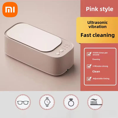 Xiaomi MIJIA 45KHZ Ultrasonic Glasses Cleaning Machine Ultrasound Jewelry Cleaner Machine High Frequency Ultrasonic Cleaner Bath