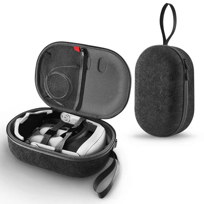 Portable Carrying Case For Meta Quest 3 Travel Case VR Larger Capacity Storage Bag For Quest 3 Protective EVA Bag VR Accessories