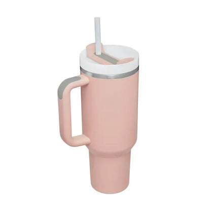 1pcs New Hot 40oz Insulated Tumbler acuum Cup 2.0 Thermal Mug for with Handle Straw Stainless Steel Hot and Cold Coffee Drinks