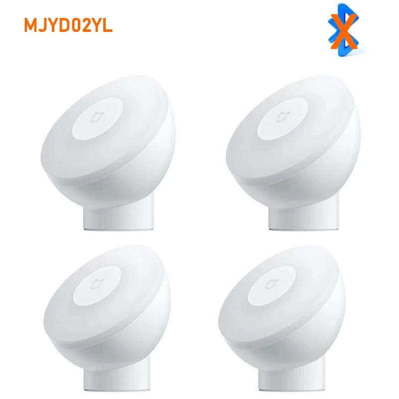 Original XIAOMI Mijia Night Light 2 Version Motion Sensor Adjustable Brightness Smart Human Light Sensor Night Lamp Bedroom