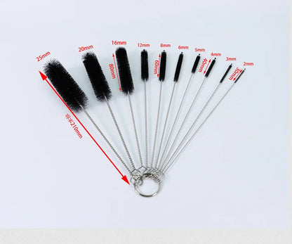 Nylon Brush Multi-Functional Tools Set Brush Spray Brush cleaning Drink Straws Sewing Machines Paint Spray Guns Cleaning Brush