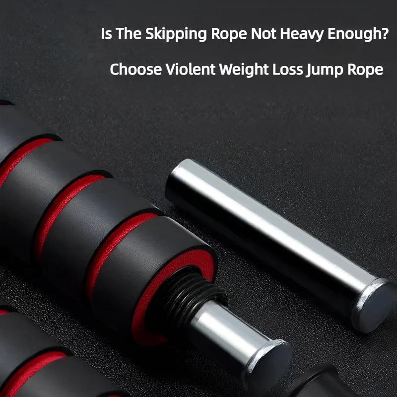 1PCS The New Jump Rope Steel Wire Skipping Exercise Adjustable Jumping Fitness Workout Training Home Sport Equipment Tangle-Free